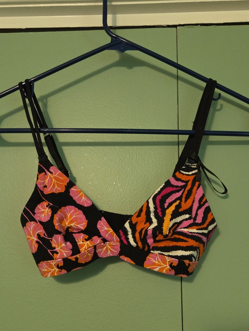 Nwot Diane Von Furstenberg Floral Bra Size Xxs